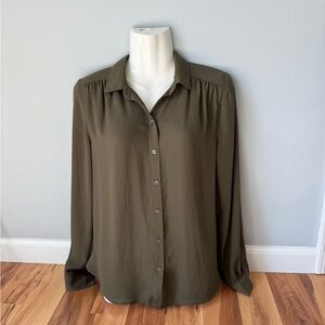 H&M Khaki Green Blouse